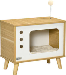 Pawhut TV Σπιτάκι Καφέ Pawhut TV Σπιτάκι Καφέ