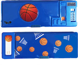 Yolo Retro Basketball Κασετίνα με 1 Θήκη σε Μπλε χρώμα 1τμχ