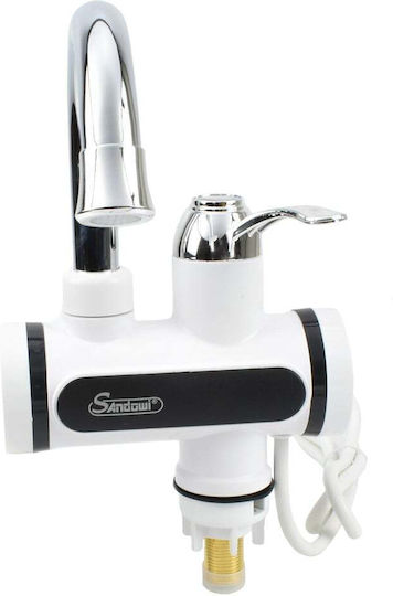 Andowl Electric Single-Phase Instant Heater Tap for Bathroom / Kitchen 3kW