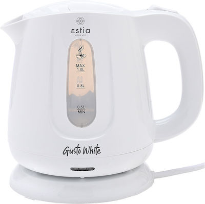 Estia Gusto Kettle 1lt 1100W White