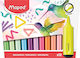 Maped Fluo Pep's & Pastel Μαρκαδόροι Υπογράμμισης 5mm Σετ 12 χρώματα