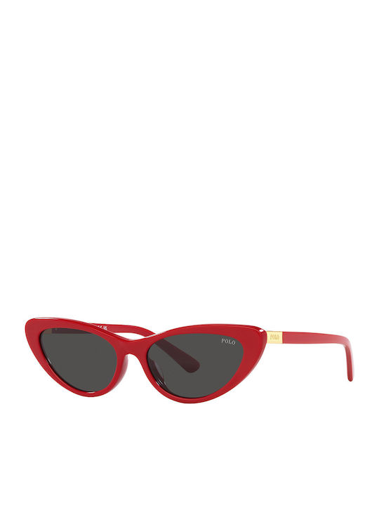Ralph Lauren Damen Sonnenbrille mit Rot Kunstst...