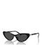 Ralph Lauren Damen Sonnenbrille mit Schwarz Kunststoff Gestell und Schwarz Linse PH4199U 500187