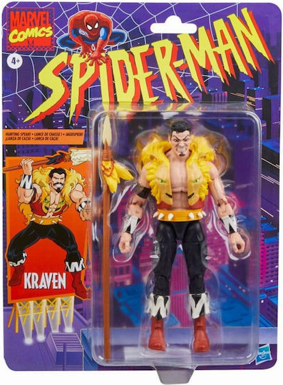 Action Figure Retro Collection - Kraven the Hunter Spider-Man for 4+ Years 15cm.