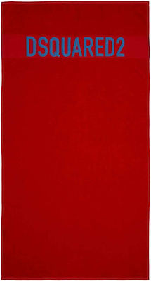 Dsquared2 617 Beach Towel Red 180x96cm