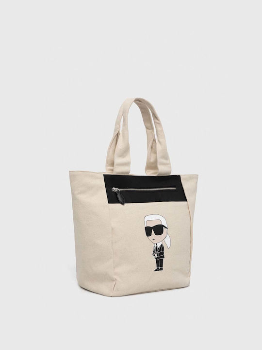Karl Lagerfeld Women's Shopper Shoulder Bag Beige