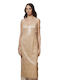 Desiree Summer Maxi Dress for Wedding / Baptism Gold