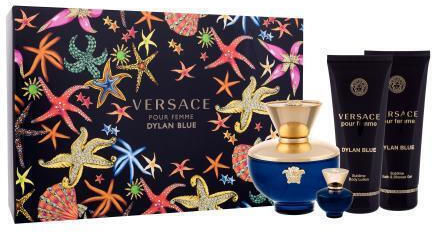 Versace Dylan Blue Γυναικείο Σετ με Eau de Parfum και Mini Άρωμα 4τμχ