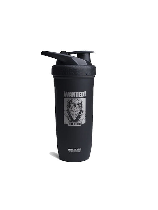 SmartShake Reforce DC Comics The Jocker Stainless Steel Protein Shaker 900ml Black