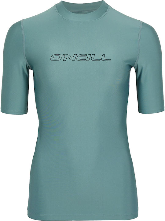 O'Neill Bidart Skin UPF 50+ Women's Short Sleeve Sun Protection Shirt Turquoise