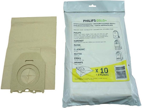 Sac Aspirator 10buc Compatibil cu Aspirator Philips