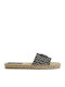 Siva Women's Flat Sandals in Black Color