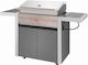 Beef Eater 1500 Series Grătar pe gaz Din fontă Grătar și Placă cu 4 buc 21.2kW și Arzător Lateral
