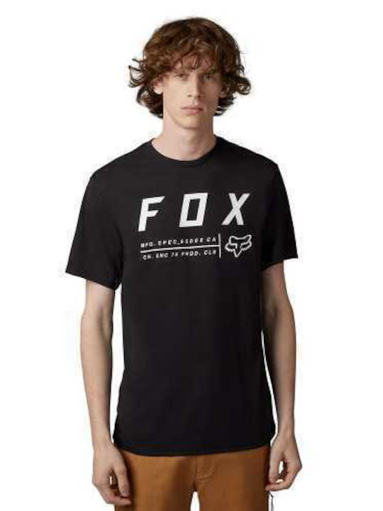 Fox Ανδρικό T-shirt Μαύρο με Στάμπα