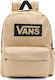 Vans School Bag Backpack Junior High-High School in Beige color