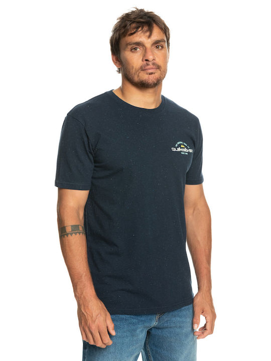 Quiksilver Arched Type Men's Short Sleeve T-shirt Navy Blue