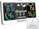 Thermo Pro TP68B Drahtlos Wetterstation Digital Wandmontiert / Tischplatte Weiß