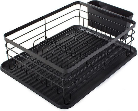 Verk Group Metallic Black Sink Strainer 44x33x15cm