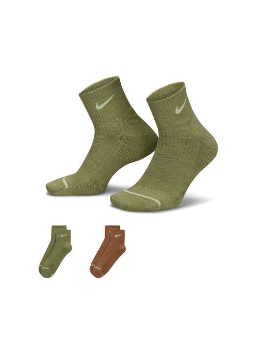 Nike Everyday Essentials Αθλητικές Κάλτσες Πολύχρωμες 2 Ζεύγη