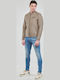Jacket Made of Synthetic Leather Biker Falcon/Fake Suede
