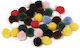 Rayher Rainbow Craft Pom Pom Set of 35pcs 44
