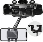 Mobile Phone Holder Car ZJC2 with Adjustable Hooks Black