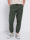 FBM007-01802 Trousers in Straight Line Dusty Green