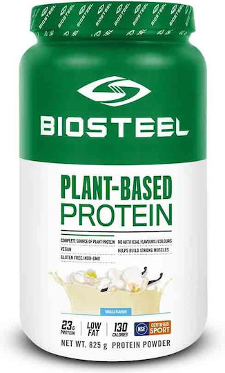 Biosteel Plant-Based Protein Χωρίς Γλουτένη & Λακτόζη με Γεύση Βανίλια 825gr