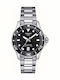Tissot Seastar 1000 Γυναικείο Ρολόι 36mm Μπαταρίας με Ασημί Μεταλλικό Μπρασελέ