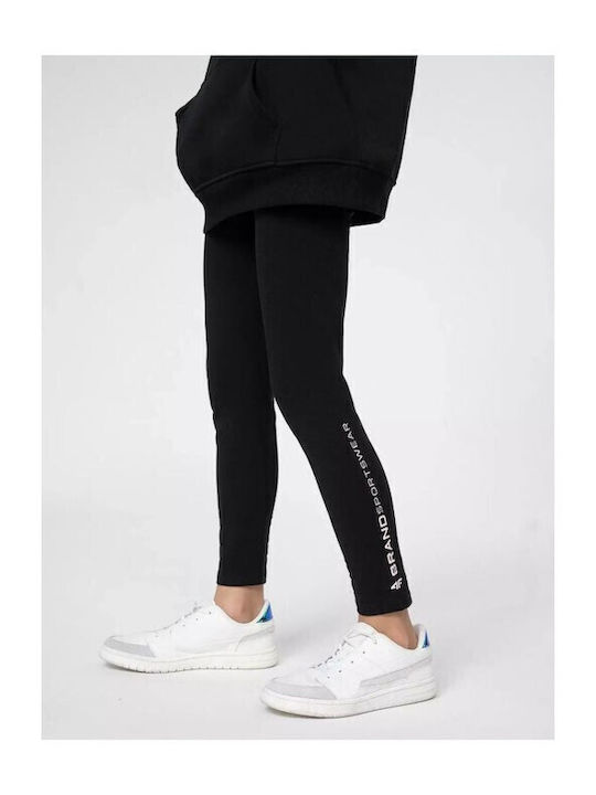 4F Colant Copii Sportiv Lung Negru