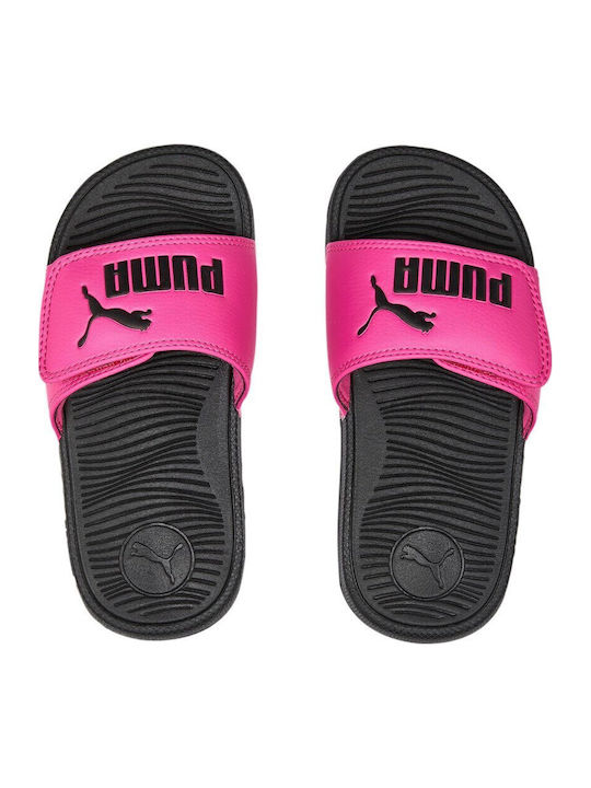 PUMA Kinder Badeschlappen Rosa Cool Cat 2.0