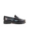 MEN'S LEATHER LOAFERS ROAD BLACK - Black