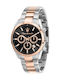 Maserati Attrazione Men's Watch 43mm Battery with Metal Bracelet