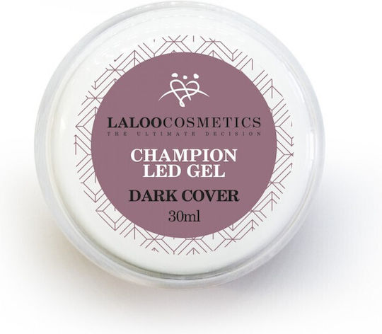 Laloo Cosmetics Champion LED Gel Νυχιών Cover Dark 30ml