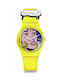 Swatch MoMA New York By Tadanori Yokoo Watch Battery with Yellow Rubber Strap