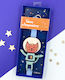 Easter Candle Flat with Box Cat the Astronaut 28pcs Blue
