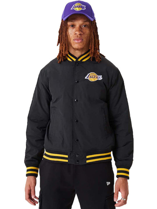 New Era Men's Winter Bomber Jacket Black