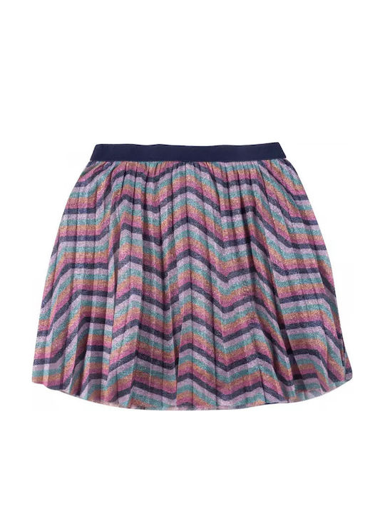 Fustă Plisată Pentru Copii Floral Multicolor