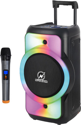N-Gear Boxă Karaoke Cu Microfon Wireless Juke 12 Negru