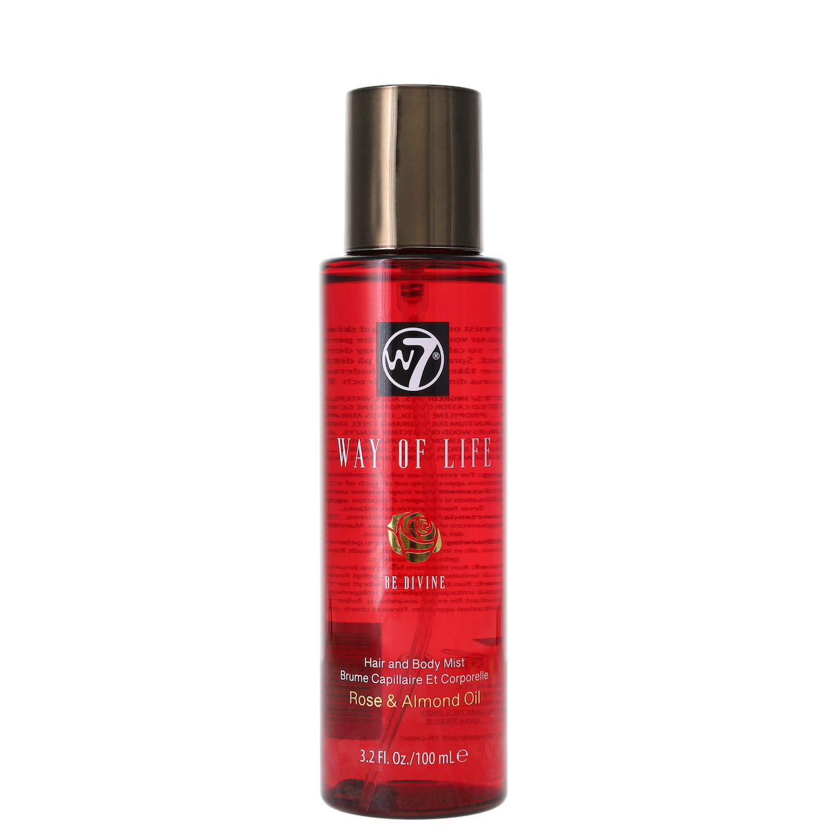 W7 Cosmetics Way Of Life Rose & Almond Oil Body Mist 100ml Skroutz.gr