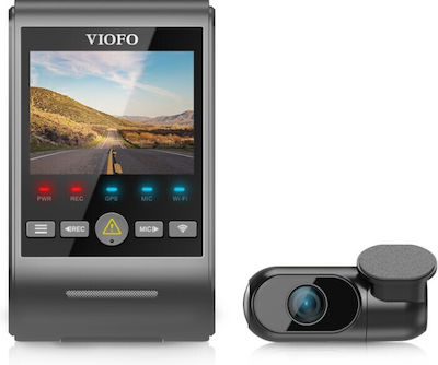 Viofo Σετ Κάμερα DVR Αυτοκινήτου 1440P με Οθόνη 2.4" WiFi, GPS για Παρμπρίζ με Αυτοκόλλητο & Κάμερα Οπισθοπορείας