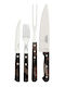 Tramontina Cutlery Set Stainless Brown 14pcs