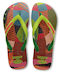 Gerando Falcoes Frauen Flip Flops in Grün Farbe