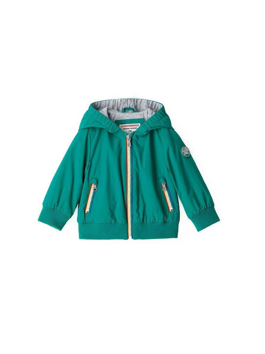 Original Marines Boys Casual Jacket Green with Ηood