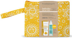 Pharmasept Heliodor Face Sun Set mit Sonnencreme für das Gesicht, After Sun & Kulturbeutel