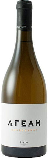 Lykos Winery Κρασί Αγέλη Chardonnay Λευκό Ξηρό 750ml