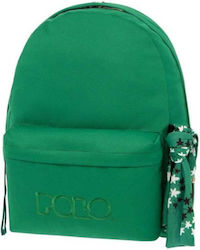 Polo Original Scarf Σχολική Τσάντα Πλάτης Γυμνασίου - Λυκείου σε Πράσινο χρώμα Μ31 x Π40 x Υ18εκ 2023