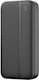 Maxlife MXPB-02 Power Bank 20000mAh 20W με Θύρα USB-A και 2 Θύρες USB-C Power Delivery Μαύρο