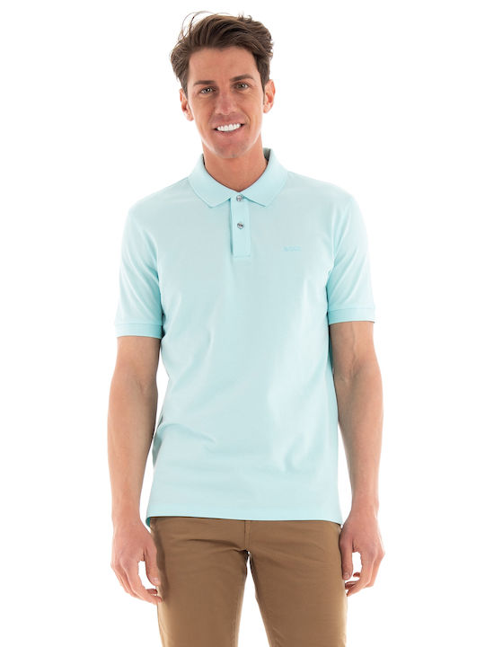 Hugo Boss Herren Shirt Kurzarm Polo Türkis