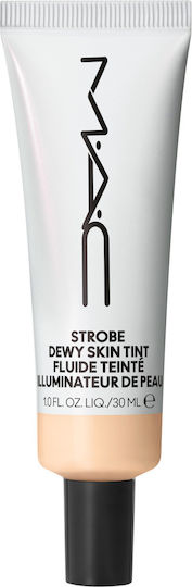 M.A.C Strobe Dewy Skin Tint Light 1 Хидратиращ Дневен Крем За Лице Оцветен С Хиалуронова Киселина 30ml